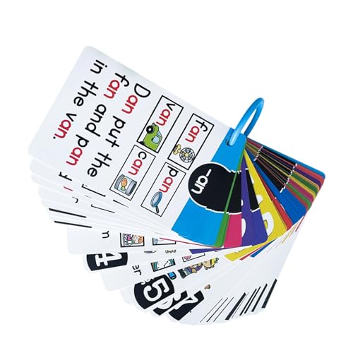 Phonics Lernkarten für Kinder, doppelseitiges Vokabel-Set für Vorschule, Klassenzimmer, Lernhilfe, frühes Lesen Phonics Lernkarten für Kinder, doppelseitiges Vokabel-Set für Vorschule, Klassenzimmer, Lernhilfe, frühes Lesen von YUNGLOO