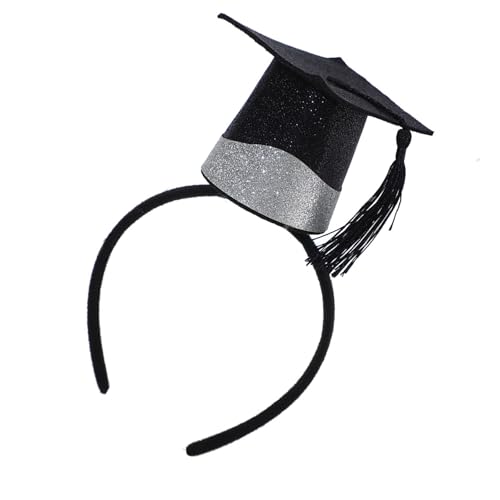 YUNGLOO Freundlicher elastischer Doktorhut Haarband Mode-Accessoires Cosplay für Abschlussfeiern und Motto-Partys Freundliches Abschlusszubehör YUNGLOO Freundlicher elastischer Doktorhut Haarband Mode-Accessoires Cosplay für Abschlussfeiern und Motto-Partys Freundliches Abschlusszubehör von YUNGLOO