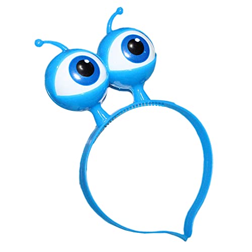 YUNGLOO Haarreifen für kreative Kinder, Halloween-Kostüm, Stirnband, blinkender Augapfel-Haarband, leuchtet für Stirnband, leuchtendes Alien-Stirnband, Oster-Party, Gastgeschenk, leuchtendes Haarband von YUNGLOO