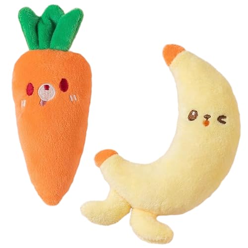 YUNGLOO Set mit 1 Stück/2 Stück Säuglings-Spielzeug, niedlicher Cartoon-Handgriff, sensorische Entwicklungshilfe für Kinderbett, Kinderwagen, Reisen, tägliches Cartoon-Zubehör von YUNGLOO