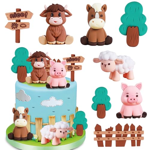 Tortendeko Bauernhof 8 Stück Kuchen Deko Bauernhof Tortendeko Tiere Bauernhof Geburtstag Deko Tortendeko Kindergeburtstag Tierfiguren Bauernhoftiere Bauernhof-Tier-Party Tortendeko Bauernhof 8 Stück Kuchen Deko Bauernhof Tortendeko Tiere Bauernhof Geburtstag Deko Tortendeko Kindergeburtstag Tierfiguren Bauernhoftiere Bauernhof-Tier-Party von YUNHENTONG