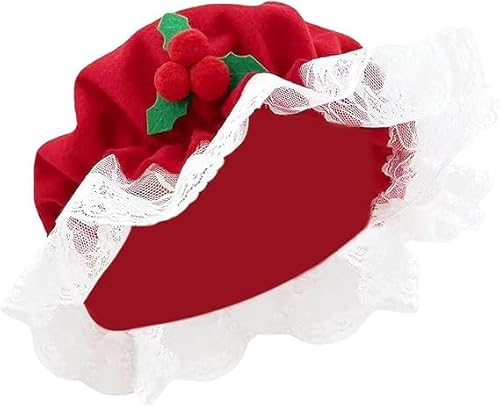 YUNHENTONG Mrs Claus Mütze mrs Santa Claus Kostüm Zubehör Frau Weihnachtsmütze Damen Erwachsene Weihnachtsmützen Rot Mrs. Claus Weihnachtsmütze für Weihnachtsfeier, Cosplay YUNHENTONG Mrs Claus Mütze mrs Santa Claus Kostüm Zubehör Frau Weihnachtsmütze Damen Erwachsene Weihnachtsmützen Rot Mrs. Claus Weihnachtsmütze für Weihnachtsfeier, Cosplay von YUNHENTONG