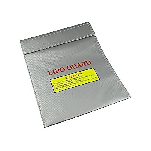 YUNIQUE GREEN-CLEAN-POWER - LiPo Guard Feuerschutztasche | Hochfeste Glasfasern, feuerfest | Geeignet für Batterien, Dokumente | 23x18cm, Silber, feuerfeste Faser YUNIQUE GREEN-CLEAN-POWER - LiPo Guard Feuerschutztasche | Hochfeste Glasfasern, feuerfest | Geeignet für Batterien, Dokumente | 23x18cm, Silber, feuerfeste Faser von YUNIQUE GREEN-CLEAN-POWER