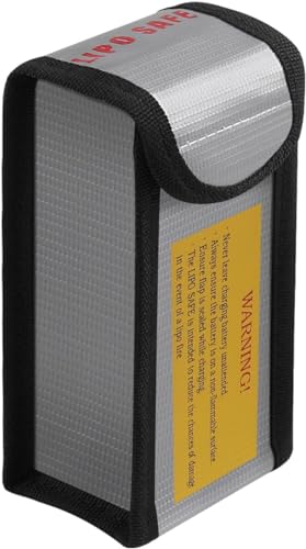 YUNIQUE GREEN-CLEAN-POWER - Sicherheitstasche für Lipo Batterien, 1 Stück, flammhemmendes und explosionsgeschütztes Material, Abmessungen 125 x 64 x 50 mm - Schutzhülle zum Laden und Transport von YUNIQUE GREEN-CLEAN-POWER - Sicherheitstasche für Lipo Batterien, 1 Stück, flammhemmendes und explosionsgeschütztes Material, Abmessungen 125 x 64 x 50 mm - Schutzhülle zum Laden und Transport von von YUNIQUE GREEN-CLEAN-POWER