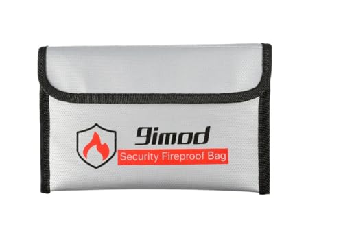 YUNIQUE GREEN-CLEAN-POWER 205x130 Sicherheitstasche für RC Batterien | Lipo Explosion Schutzhülle | feuerfeste Ladebeutel, Abmessungen 205 x 130 mm, Silber/schwarz, 205X130mm YUNIQUE GREEN-CLEAN-POWER 205x130 Sicherheitstasche für RC Batterien | Lipo Explosion Schutzhülle | feuerfeste Ladebeutel, Abmessungen 205 x 130 mm, Silber/schwarz, 205X130mm von YUNIQUE GREEN-CLEAN-POWER
