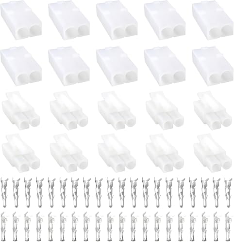 YUNIQUE Green-CLEAN-Power Stecker weiblich 10 Paar für Airsoft RC NiMH Batterie langlebig einfach zu bedienen transparent Kunststoff von YUNIQUE GREEN-CLEAN-POWER