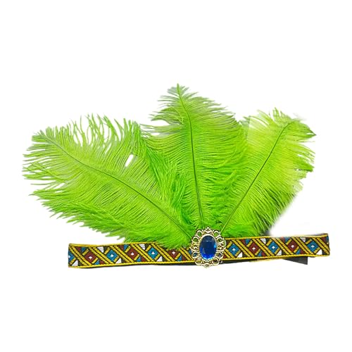 YUNNESS Gefederte Flapper-Stirnbänder, Karneval, Abschlussball, Tänzerin, Kopfschmuck für Party, Karneval, Feiern, Kopfbedeckung, Haarstyling YUNNESS Gefederte Flapper-Stirnbänder, Karneval, Abschlussball, Tänzerin, Kopfschmuck für Party, Karneval, Feiern, Kopfbedeckung, Haarstyling von YUNNESS
