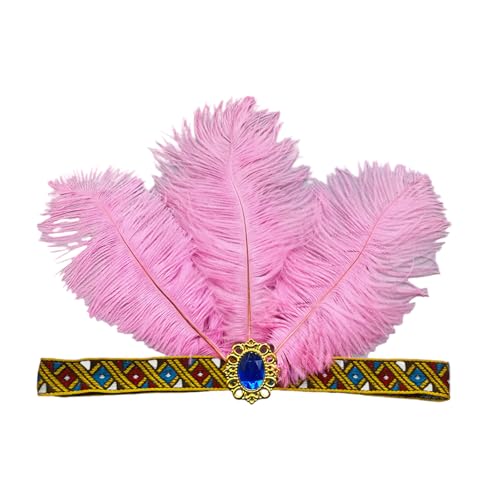 YUNNESS Gefederte Flapper-Stirnbänder, Karneval, Abschlussball, Tänzerin, Kopfschmuck für Party, Karneval, Feiern, Kopfbedeckung, Haarstyling YUNNESS Gefederte Flapper-Stirnbänder, Karneval, Abschlussball, Tänzerin, Kopfschmuck für Party, Karneval, Feiern, Kopfbedeckung, Haarstyling von YUNNESS