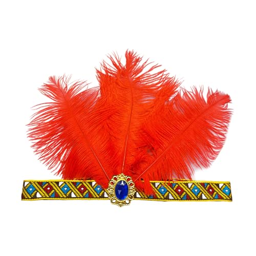 YUNNESS Gefederte Flapper-Stirnbänder, Karneval, Abschlussball, Tänzerin, Kopfschmuck für Party, Karneval, Feiern, Kopfbedeckung, Haarstyling YUNNESS Gefederte Flapper-Stirnbänder, Karneval, Abschlussball, Tänzerin, Kopfschmuck für Party, Karneval, Feiern, Kopfbedeckung, Haarstyling von YUNNESS