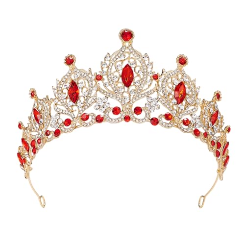 YUNNESS Luxuriöser Prinzessinnen-Haarreif für Mädchen, Geburtstagsparty, eleganter Festzug, Wassertropfen, Kristall, Mädchen, Hochzeitskostüm, Kopfbedeckung YUNNESS Luxuriöser Prinzessinnen-Haarreif für Mädchen, Geburtstagsparty, eleganter Festzug, Wassertropfen, Kristall, Mädchen, Hochzeitskostüm, Kopfbedeckung von YUNNESS