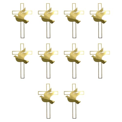 10pcs Wasserdichte Gekreuzte Und Taube Kuchendekoration Für Religiöse Event Dekorative Torte Einsatz Hochzeitsfeier Vorschub Premium Taufe Kuchendekoration 10pcs Wasserdichte Gekreuzte Und Taube Kuchendekoration Für Religiöse Event Dekorative Torte Einsatz Hochzeitsfeier Vorschub Premium Taufe Kuchendekoration von YUNNIAN