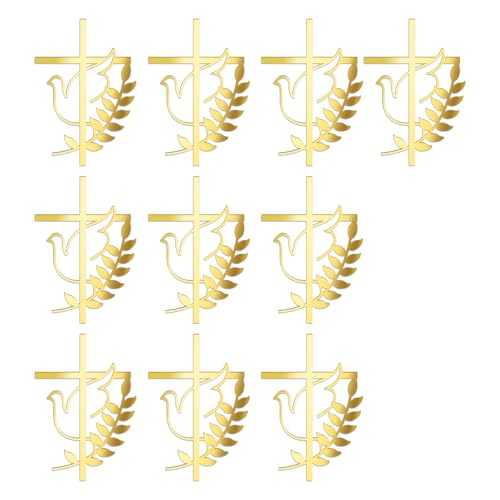 10pcs Wasserdichte Gekreuzte Und Taube Kuchendekoration Für Religiöse Event Dekorative Torte Einsatz Hochzeitsfeier Vorschub Premium Taufe Kuchendekoration 10pcs Wasserdichte Gekreuzte Und Taube Kuchendekoration Für Religiöse Event Dekorative Torte Einsatz Hochzeitsfeier Vorschub Premium Taufe Kuchendekoration von YUNNIAN