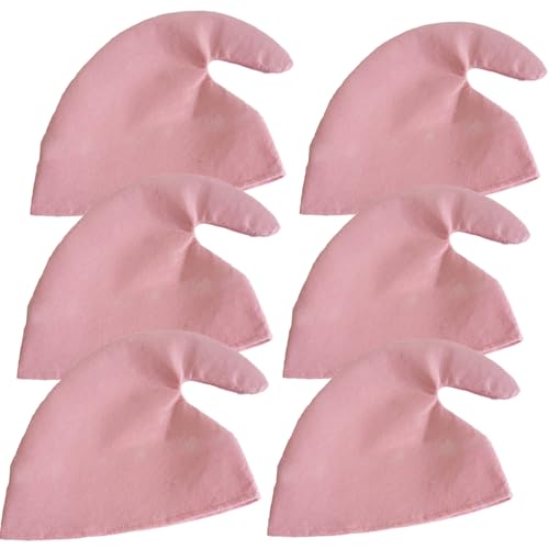 YUNNIAN Elfenhüte für Weihnachten, Party, Kostüm, Zubehör, Uni, Festival, Urlaub, Kopfbedeckung, handgefertigt, bunt, 6 Stück von YUNNIAN
