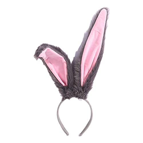 YUNNIAN Große Ohren Haarreifen Frauen Stirnband Make-up Stirnband für Ostern Halloween Cosplay Haarschmuck YUNNIAN Große Ohren Haarreifen Frauen Stirnband Make-up Stirnband für Ostern Halloween Cosplay Haarschmuck von YUNNIAN