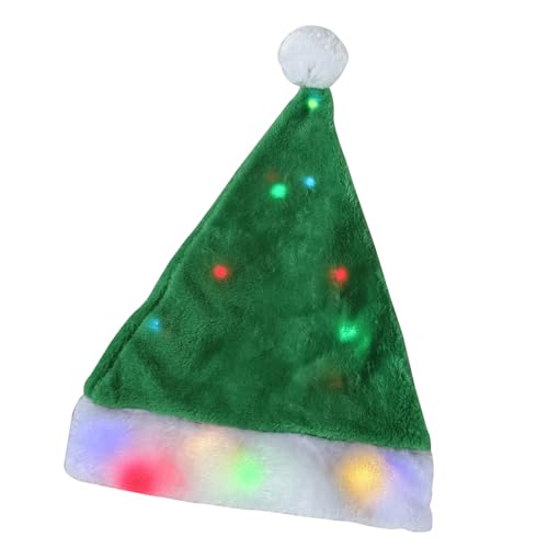 YUNNIAN Leuchtende Weihnachtsmannmützen für Kinder, glitzernd, bequem, für Familienfeiern und Veranstaltungen YUNNIAN Leuchtende Weihnachtsmannmützen für Kinder, glitzernd, bequem, für Familienfeiern und Veranstaltungen von YUNNIAN