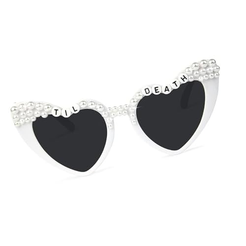 YUNNIAN Lustige Partybrille in Herzform für Damen, Geburtstagsparty, Zubehör, Fotokabine, Kostüm-Requisiten, lustige Brille YUNNIAN Lustige Partybrille in Herzform für Damen, Geburtstagsparty, Zubehör, Fotokabine, Kostüm-Requisiten, lustige Brille von YUNNIAN
