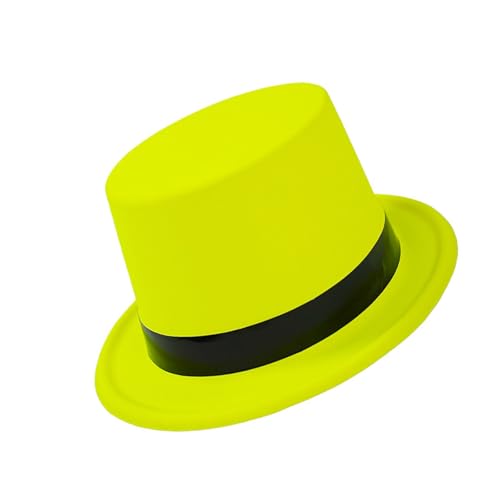 YUNNIAN Neonfarbener, fluoreszierender großer Hut für Nachtclub, Erwachsenen-Mottoparty, Theateraufführungen, Kostüm, Hut, Bühnenkünstler YUNNIAN Neonfarbener, fluoreszierender großer Hut für Nachtclub, Erwachsenen-Mottoparty, Theateraufführungen, Kostüm, Hut, Bühnenkünstler von YUNNIAN
