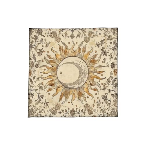 YUNNIAN Premium Velvets Meditations Matten Verfügen Über Esoterica Muster Tarot Ritual Stoff Für Spirituelle Versammlungen Nicht Überrutschen Tarots Matten von YUNNIAN