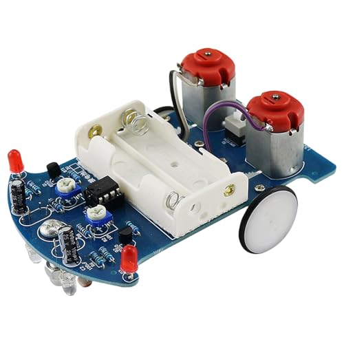 YUNNIAN Programmierbares Linien-Tracking-Auto, hohe Genauigkeit, Sensoren, anpassbare Route, einfach zu montieren, für Enthusiasten, pädagogisches STEM-Tracking-Auto YUNNIAN Programmierbares Linien-Tracking-Auto, hohe Genauigkeit, Sensoren, anpassbare Route, einfach zu montieren, für Enthusiasten, pädagogisches STEM-Tracking-Auto von YUNNIAN
