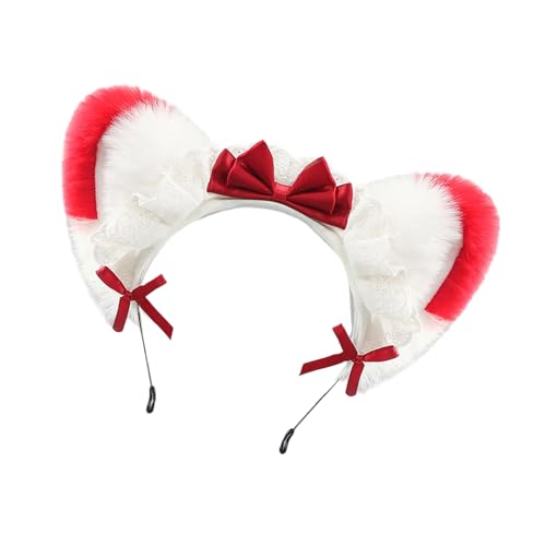 YUNNIAN Schöne Bowknot Ohrhaarband Maid Mode Accessoire Frauen Erwachsene Kostüm Dekoration Süßes Maid Mode Haarband YUNNIAN Schöne Bowknot Ohrhaarband Maid Mode Accessoire Frauen Erwachsene Kostüm Dekoration Süßes Maid Mode Haarband von YUNNIAN