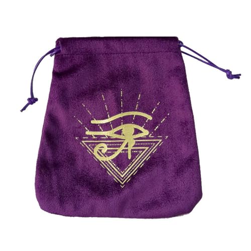 YUNNIAN Soft Tarot Card Bag Tragbare Dices Organisatoren Draw String Bag Tarots Deckhalter Für Kostbare Kristall Uhr Weichschmuckbeutel Spielen Kartenlager Schutzschutzschutz von YUNNIAN