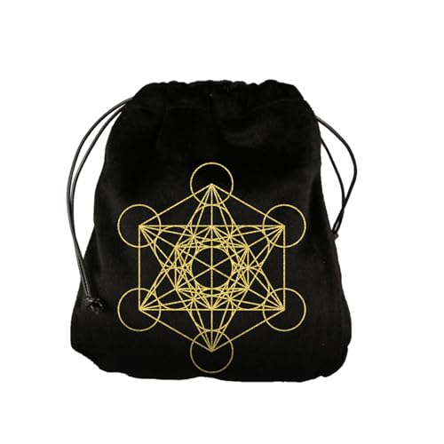 YUNNIAN Soft Tarot Card Bag Tragbare Dices Organisatoren Draw String Bag Tarots Deckhalter Für Kostbare Kristall Uhr Weichschmuckbeutel Spielen Kartenlager Schutzschutzschutz von YUNNIAN