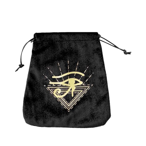 YUNNIAN Soft Tarot Card Bag Tragbare Dices Organisatoren Draw String Bag Tarots Deckhalter Für Kostbare Kristall Uhr Weichschmuckbeutel Spielen Kartenlager Schutzschutzschutz von YUNNIAN