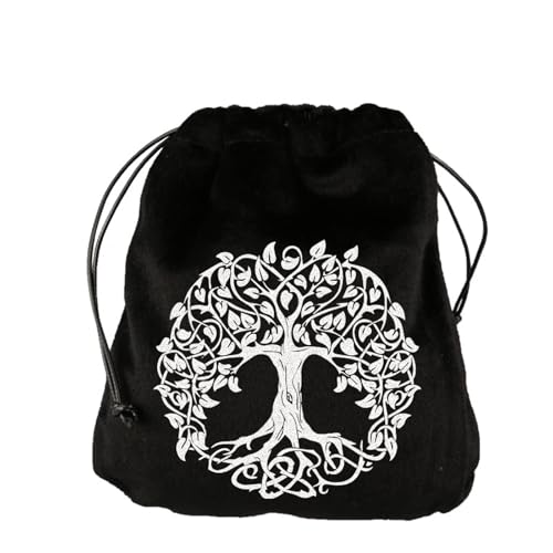 YUNNIAN Soft Tarot Card Bag Tragbare Dices Organisatoren Draw String Bag Tarots Deckhalter Für Kostbare Kristall Uhr Weichschmuckbeutel Spielen Kartenlager Schutzschutzschutz von YUNNIAN