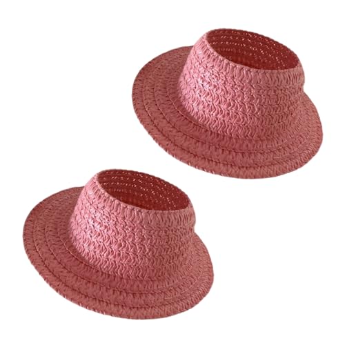 YUNNIAN Verschiedene Farbpuppenzubehörhut Leerer Oberstes Stroh Für Thematische Event Paper Craft Design Kids Cosplay Party von YUNNIAN