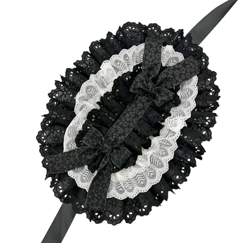YUNNIAN Verstellbare Motorhaube Mit Einzigartigen Spitzenblumen Dekoration Für Anime Cosplay Hochzeiten Fotoshootings Victorian Headwear Elegant Tanzparty YUNNIAN Verstellbare Motorhaube Mit Einzigartigen Spitzenblumen Dekoration Für Anime Cosplay Hochzeiten Fotoshootings Victorian Headwear Elegant Tanzparty von YUNNIAN