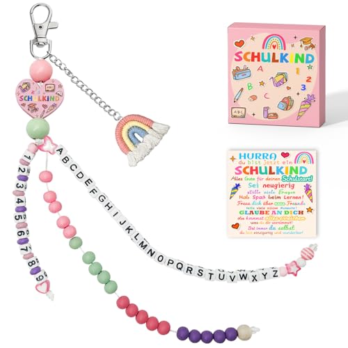 YUNYAKARSA Schultüte Füllung, Rechenkette Geschenk Einschulung Mädchen, Füllung Schultüte Mädchen, Schulkind 2025 Mädchen Glücksbringer Schulanfang Geschenke für Mädchen mit Grußkarte Geschenkbox YUNYAKARSA Schultüte Füllung, Rechenkette Geschenk Einschulung Mädchen, Füllung Schultüte Mädchen, Schulkind 2025 Mädchen Glücksbringer Schulanfang Geschenke für Mädchen mit Grußkarte Geschenkbox von YUNYAKARSA