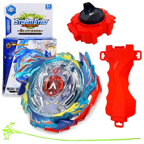 YUPDFGB Metall Gyro Spielzeug, Kampf Gyro, Gyro Launcher Spielzeug, Griff + Clo ckwork Launcher, 6+ Jungen Gyro, Nonstop Battle Deluxe Gyro, Jungen Geburtstag Geschenk YUPDFGB Metall Gyro Spielzeug, Kampf Gyro, Gyro Launcher Spielzeug, Griff + Clo ckwork Launcher, 6+ Jungen Gyro, Nonstop Battle Deluxe Gyro, Jungen Geburtstag Geschenk von YUPDFGB