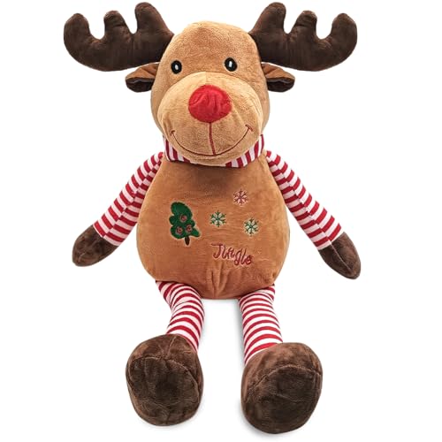 YUPDFGB Weihnachts Rentier Plüschtier, Weihnachten Plüschtier,Rentier Kuscheltier, Weihnachten Home Dekoration Geburtstag Jungen Mädchen Kinder von YUPDFGB