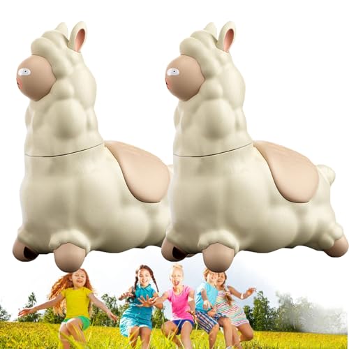 Alpaca Toy Water Spray, 2pcs Spitting Llama Water Toy, Interactive Alpaca Water Sprayer, Llama Spray Gun with Head Shakes, Funny Water Sprinkler for Summer, Beaches (Weiß) von YURNB
