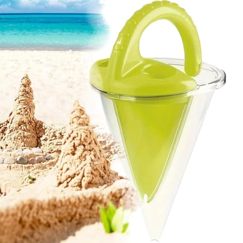 YURNB Sand and Beach Toys, Sandspielzeug mit Trichter, Spilling Funnel, Sand & Water Mixing Toy for Spectacular Creations, Water Table Play Set for Travel (Grün) von YURNB