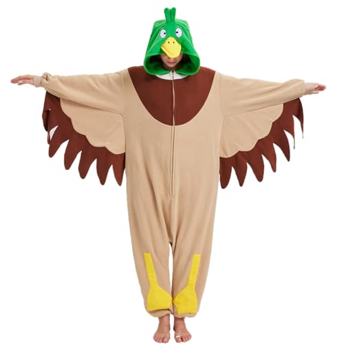 YUTCOTC Einteiler für Erwachsene, Stockente, Kostüm, Tierkostüm, Stockenten-Einteiler, Schlafanzug, XL von YUTCOTC