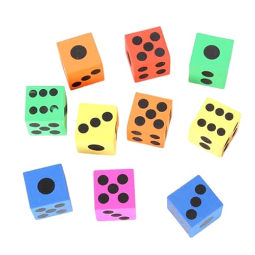10pcs Softschwamm Würfel Für Familienspiele Game Pädagogik Spielzeugschaum Würfe Mit Quadratischen Kanten Innen Freien Freien Schaumpunkt Pädagogische Spielzeug 10pcs Softschwamm Würfel Für Familienspiele Game Pädagogik Spielzeugschaum Würfe Mit Quadratischen Kanten Innen Freien Freien Schaumpunkt Pädagogische Spielzeug von YUTNGYNG