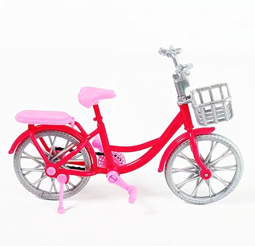 YUTOU Fahrrad Modell Spielzeug mit Blumenkorb bewegliche Räder Finger Fahrrad Puppenhaus Dekoration Zubehör rosa Puppe DIY Dekoration Zubehör Geschenk für Kinder YUTOU Fahrrad Modell Spielzeug mit Blumenkorb bewegliche Räder Finger Fahrrad Puppenhaus Dekoration Zubehör rosa Puppe DIY Dekoration Zubehör Geschenk für Kinder von YUTOU
