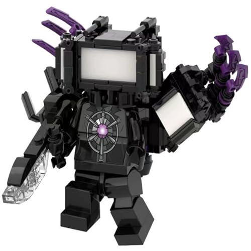 YUTVTNPUKM Bausteine Figure Toilet Titan Kameramann Sprecher Fernsehmann Skibidi Spielzeug Building Block Assembly Kinder Erwachsene Fans Großes Konstruktions Bausatz Klemmbausteine Geschenk B von YUTVTNPUKM