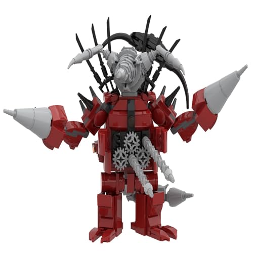 YUTVTNPUKM Bausteine Figure Toilet Titan Kameramann Sprecher Fernsehmann Skibidi Spielzeug Building Block Assembly Kinder Erwachsene Fans Großes Konstruktions Bausatz Klemmbausteine Geschenk B von YUTVTNPUKM