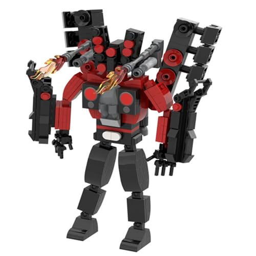 YUTVTNPUKM Bausteine Figure Toilet Titan Kameramann Sprecher Fernsehmann Skibidi Spielzeug Building Block Assembly Kinder Erwachsene Fans Großes Konstruktions Bausatz Klemmbausteine Geschenk C von YUTVTNPUKM