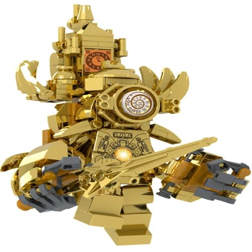 YUTVTNPUKM Bausteine Figure Toilet Titan Kameramann Sprecher Fernsehmann Skibidi Spielzeug Building Block Assembly Kinder Erwachsene Fans Großes Konstruktions Bausatz Klemmbausteine Geschenk C von YUTVTNPUKM