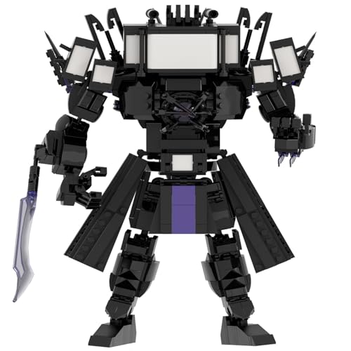 YUTVTNPUKM Bausteine Figure Toilet Titan Kameramann Sprecher Fernsehmann Skibidi Spielzeug Building Block Assembly Kinder Erwachsene Fans Großes Konstruktions Bausatz Klemmbausteine Geschenk C von YUTVTNPUKM