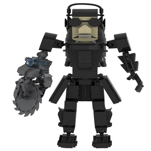 YUTVTNPUKM Bausteine Figure Toilet Titan Kameramann Sprecher Fernsehmann Skibidi Spielzeug Building Block Assembly Kinder Erwachsene Fans Großes Konstruktions Bausatz Klemmbausteine Geschenk F von YUTVTNPUKM