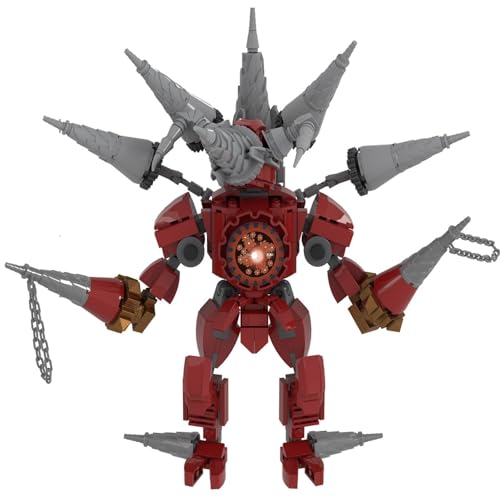 YUTVTNPUKM Bausteine Figure Toilet Titan Kameramann Sprecher Fernsehmann Skibidi Spielzeug Building Block Assembly Kinder Erwachsene Fans Großes Konstruktions Bausatz Klemmbausteine Geschenk G von YUTVTNPUKM