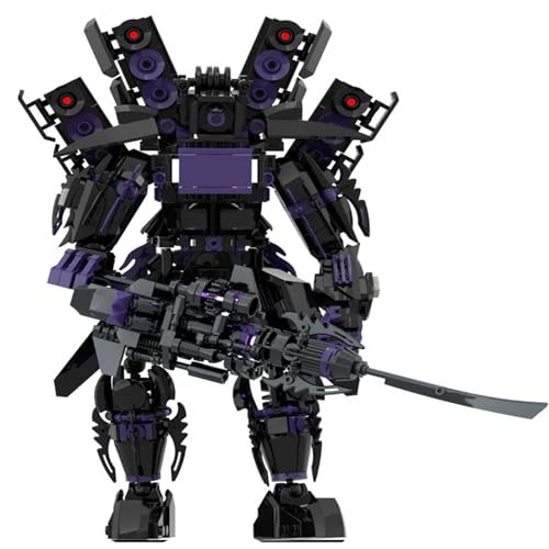 YUTVTNPUKM Bausteine Figure Toilet Titan Kameramann Sprecher Fernsehmann Skibidi Spielzeug Building Block Assembly Kinder Erwachsene Fans Großes Konstruktions Bausatz Klemmbausteine Geschenk Jungen E von YUTVTNPUKM