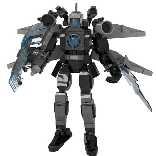 YUTVTNPUKM Skibidi Toilet Titan Bausteine Building Blocks Actionfigur Kameramann Sprecher Clock TV Man Spielzeug Assembly Upgraded Kinder Erwachsene Fans Klemmbausteine Geschenk Jungen K von YUTVTNPUKM