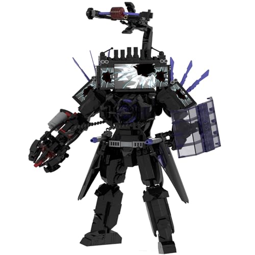 YUTVTNPUKM Skibidi Toilet Titan BausteineBuilding Blocks Actionfigur Kameramann Sprecher Clock TV Man Spielzeug Assembly Upgraded Kinder Erwachsene Fans Klemmbausteine Geschenk Jungen A von YUTVTNPUKM
