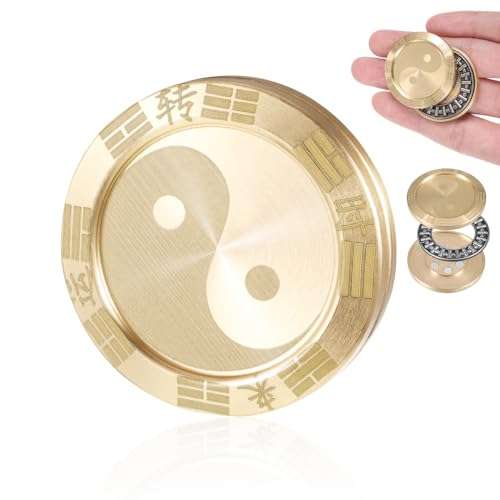 Fidget Slider Spielzeug, Metall Fidget Toys Glücksmünze, ADHS Autismus Angst Sensorisches Zappelspielzeug, Fidget Coin, Stressabbau Anti Stress Angst Spielzeug für Erwachsene Fidget Slider Spielzeug, Metall Fidget Toys Glücksmünze, ADHS Autismus Angst Sensorisches Zappelspielzeug, Fidget Coin, Stressabbau Anti Stress Angst Spielzeug für Erwachsene von YUWJOOWEE