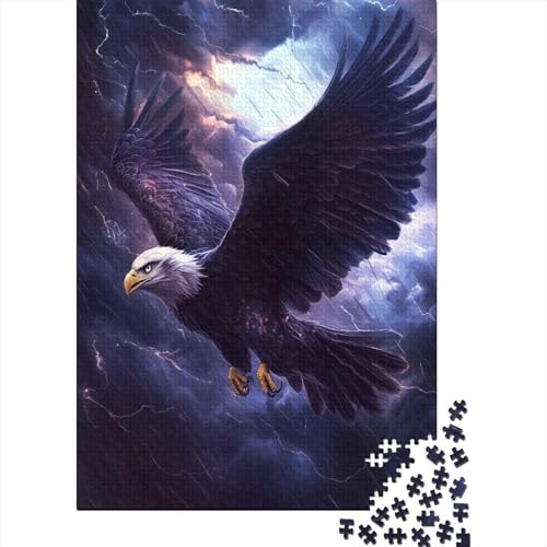 Adler Puzzle 1000-teilige Schwer Puzzle Spielzeug Pädagogisches Spiel Impossible Herausforderungsspielzeug Für Erwachsene Und Kinder Ab 14 Jahren 1000pcs (75x50cm) von YUXINYUE